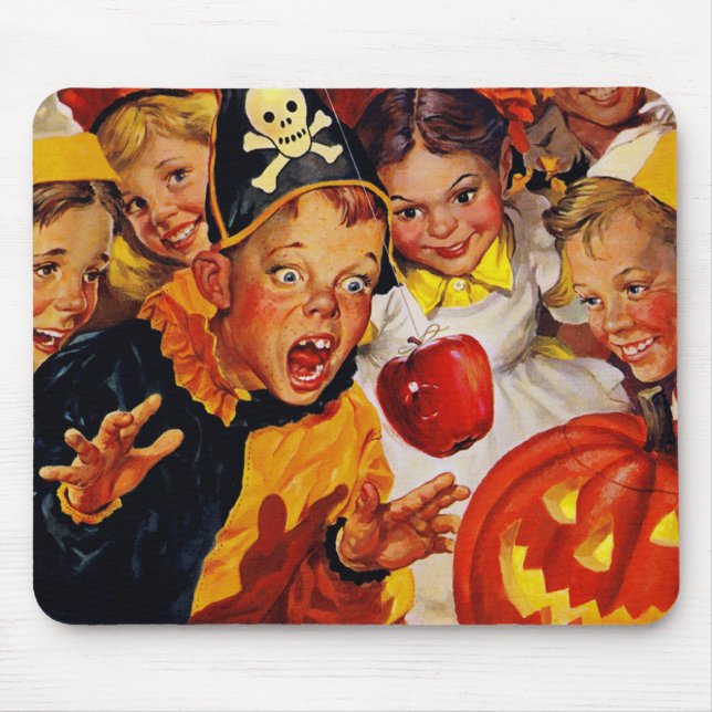Mousepad Vintage Apple Bobbing (Frente)