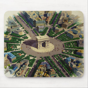 Mousepad Vintage Arc de Triomphe Paris