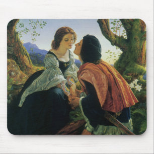Mousepad Vintage Art, Amantes em Dusk, Sir Joseph Noel Pato