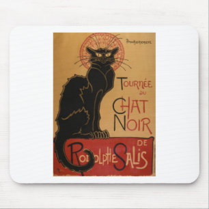 Mousepad Vintage Art Nouveau Le Chat Noir Black Cat