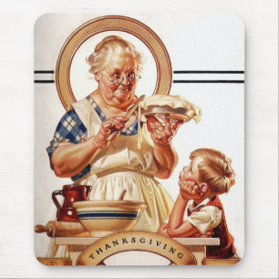 Mousepad Vintage Art Thankspurt Gift
