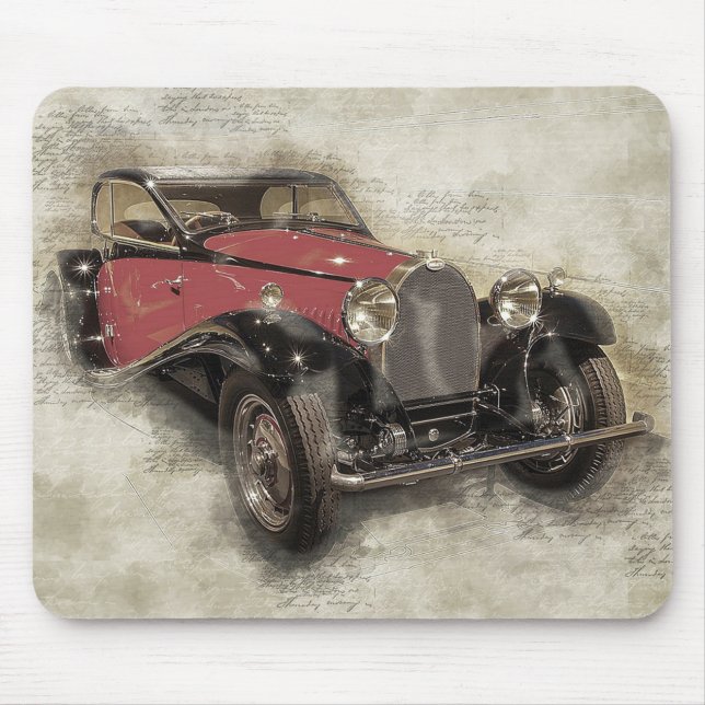Mousepad Vintage Automobile (Frente)