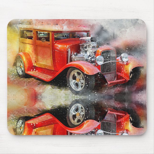 Mousepad Vintage Automobile (Frente)