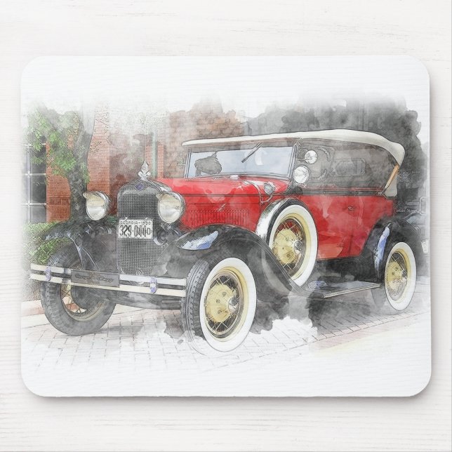 Mousepad Vintage Automobile (Frente)