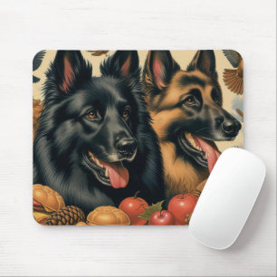 Mousepad Vintage Belga Tervuren Painting