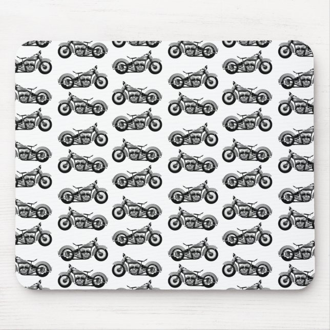 Mousepad Vintage Bike Pattern (Frente)