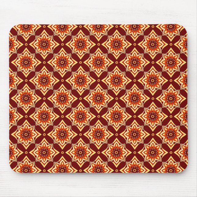 Mousepad Vintage Boho Chic Floral (Frente)