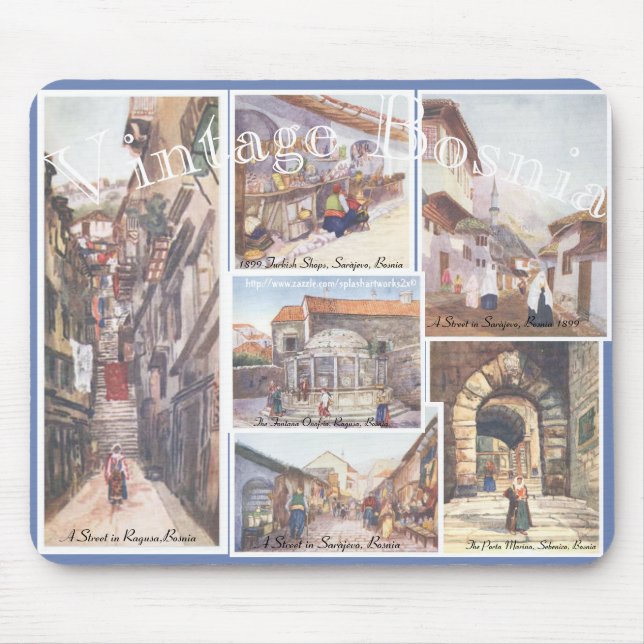 Mousepad Vintage Bósnia (Frente)