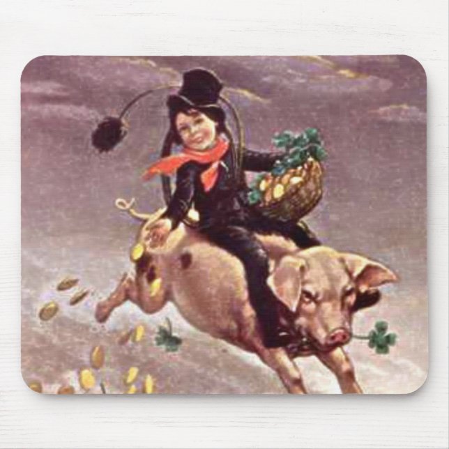 Mousepad Vintage Boy no Pig (Frente)