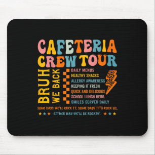 Mousepad Vintage Cafeteria Crew School Lunch Lady Cafeteria