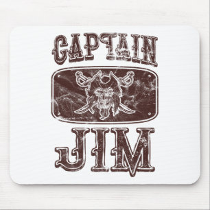 Mousepad Vintage Capitão Jim Personalizado Pereção Pirata B