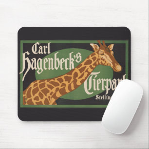 Mousepad Vintage Carl Hagenbeck's Tierpark Circus Poster