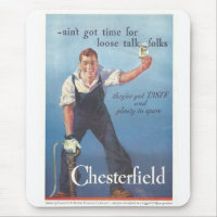 Vintage Chesterfield Cigarettes Anúncio