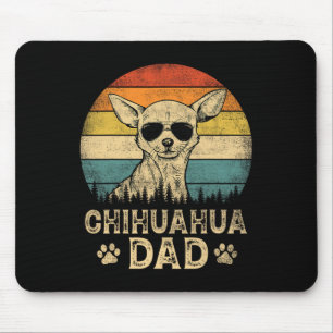 Mousepad Vintage Chihuahua Pai Cachorro Amante Pai#39;s Dia