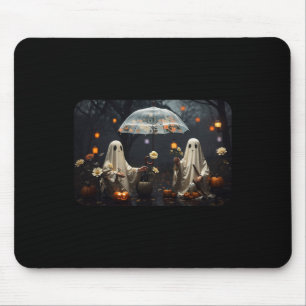 Mousepad Vintage Cottagecore Halloween Fantasmas Na Florest