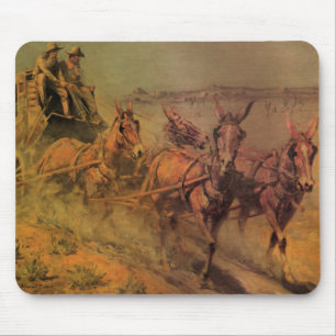 Mousepad Vintage Cowboys, o treinador Palco de John Borein