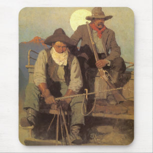 Mousepad Vintage Cowboys, The Pay Palco do NC Wyeth