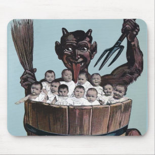 Mousepad Vintage Creepy Krampus