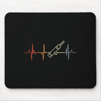 Mousepad Vintage Cricket Heartbeat Cricket Player Heart Rat