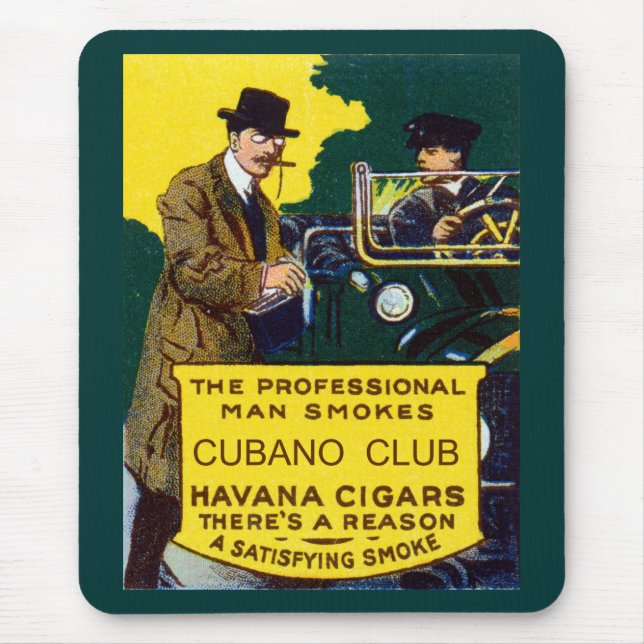Mousepad Vintage Cubano Club Cigars (Frente)