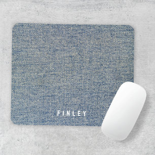 Mousepad Vintage Denim Blue Jeans