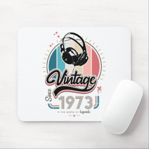 Mousepad Vintage desde fones de ouvido de 1973