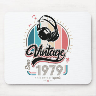 Mousepad Vintage desde fones de ouvido de 1979