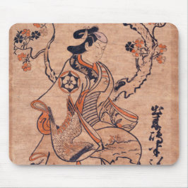 Mousepad Vintage Desenhando Dekishima Hanya Sentada