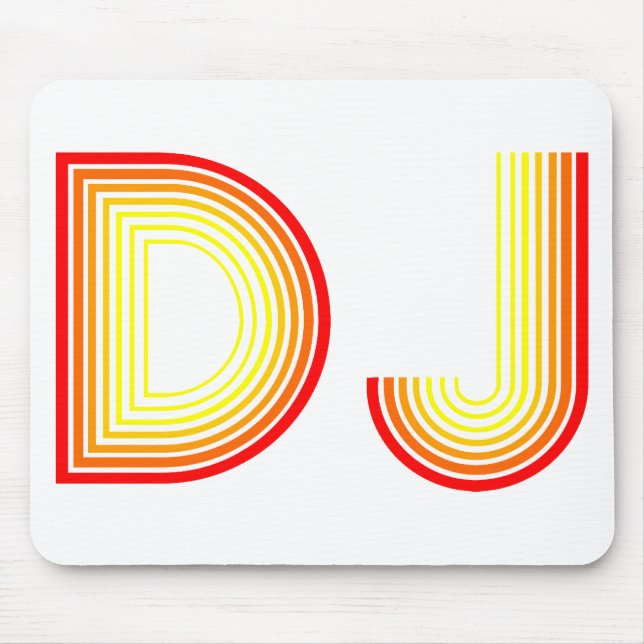 Mousepad vintage DJ (Frente)