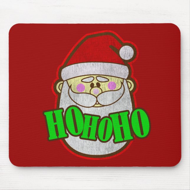 Mousepad Vintage do papai noel (Frente)