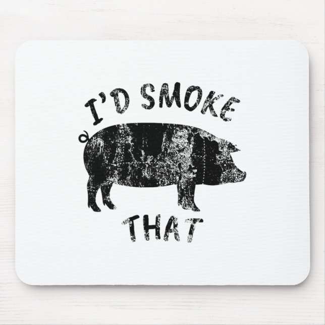 Mousepad Vintage Eu Fumaria Aquele Engraçado De Enchimento  (Frente)