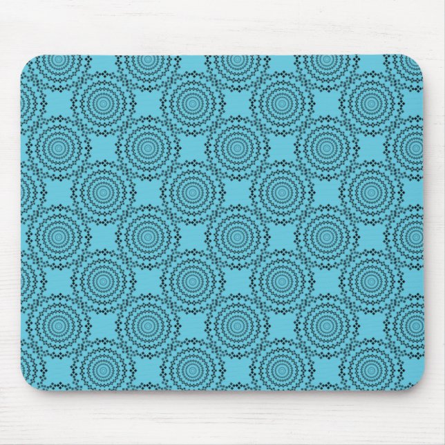 Mousepad Vintage Fab Mousepad, Turquoise (Frente)