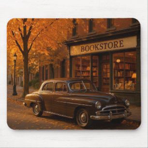 Mousepad Vintage Fall/Autumn livraria & car