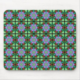 Mousepad Vintage Feed - Design abstrato - Azulejos mosaicos