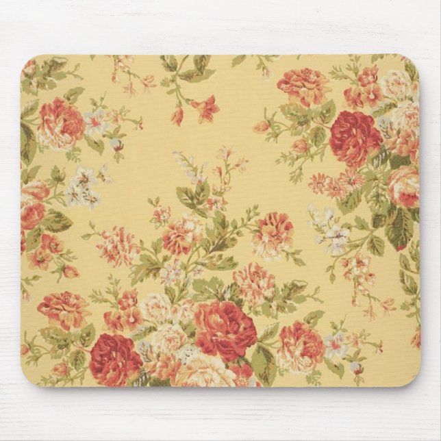 Mousepad vintage floral (Frente)