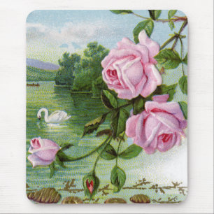 Mousepad Vintage floral