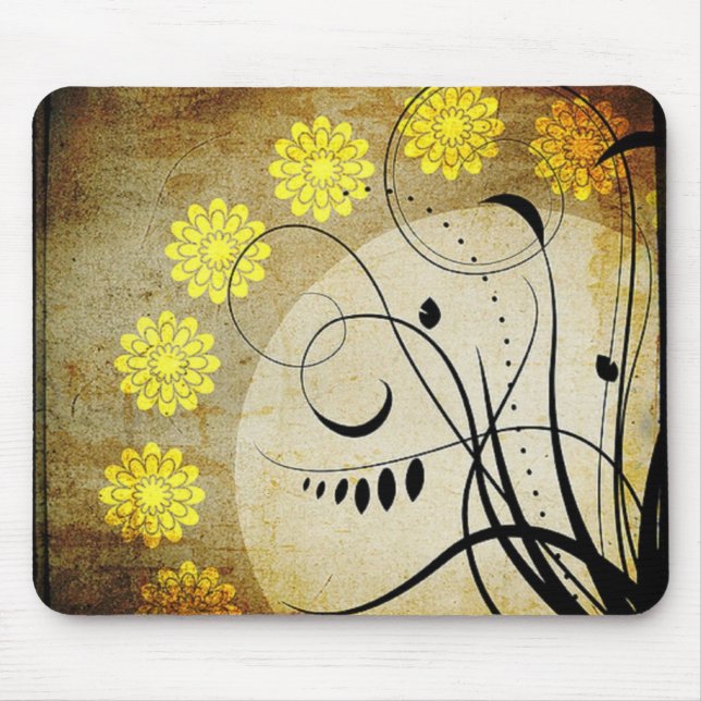Mousepad vintage floral (Frente)