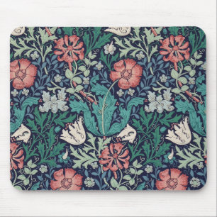 Mousepad Vintage Floral Pattern, William Morris
