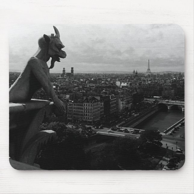 Mousepad Vintage France Paris Notre Dame Catthevil (Frente)