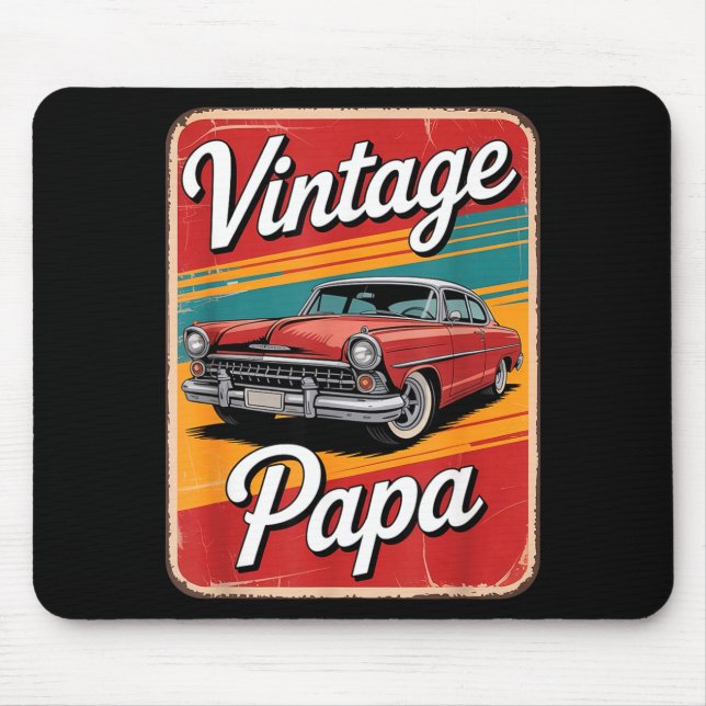 Mousepad Vintage Funny Papa  (Frente)