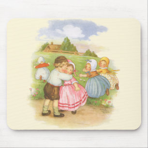 Mousepad Vintage Georgie Porgie Rimas Infantis da Mamãe Gan