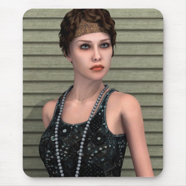 Mousepad Vintage Girl (Frente)