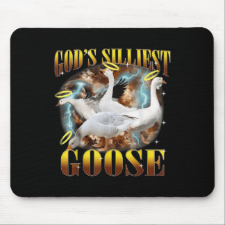 Mousepad Vintage Gods Silliest Goose Funny Bobo Goose Pun