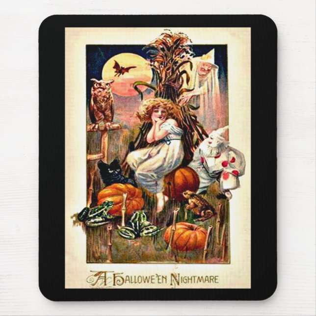 Mousepad Vintage Halloween Nightmare (Frente)
