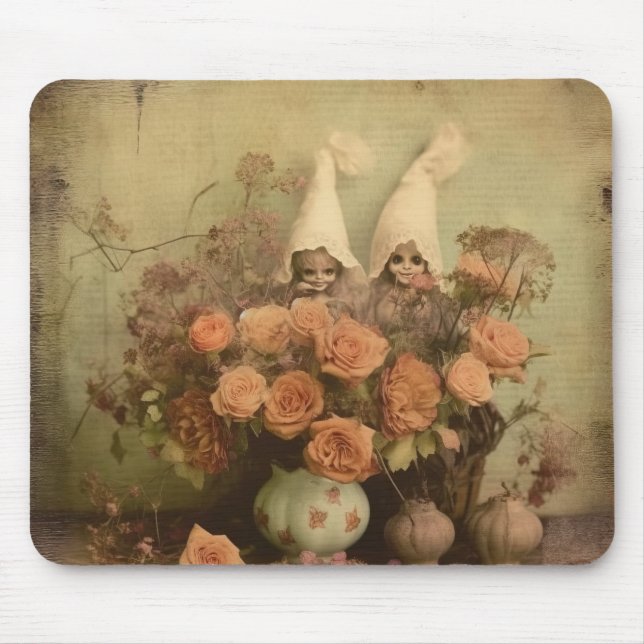 Mousepad Vintage Halloween Witchcraft (2) (Frente)
