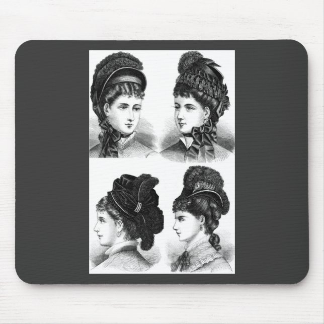 Mousepad Vintage Hats (Frente)