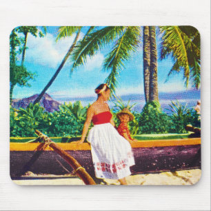 Mousepad Vintage Havaiian Vacation