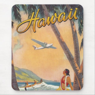 Mousepad Vintage Hawaii Viagem