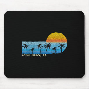 Mousepad Vintage Hobie Beach, Za Palm Trees & Sunset Be