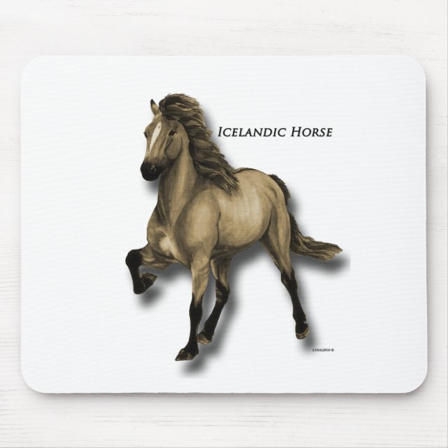 Mousepad Vintage islandês (Frente)